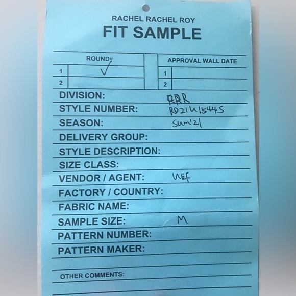 RACHEL ROY Light Blue Woven Puff Sleeve Square Neck Maxi Dress - Picture 8 of 8